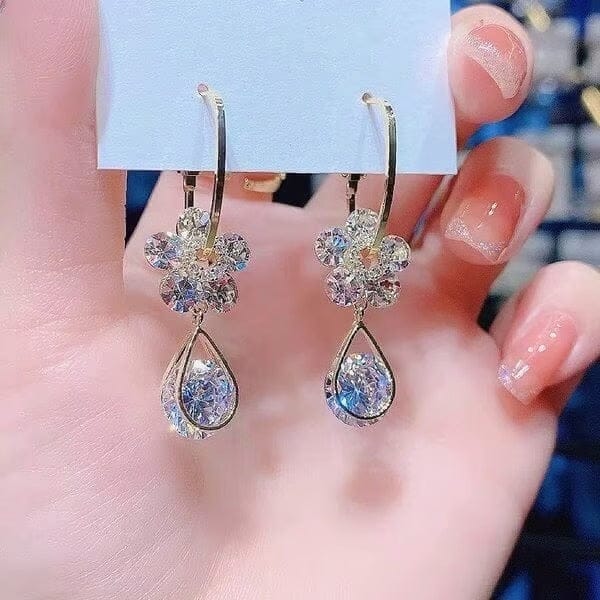 š« Elegant Crystal Earrings For Girls āØ