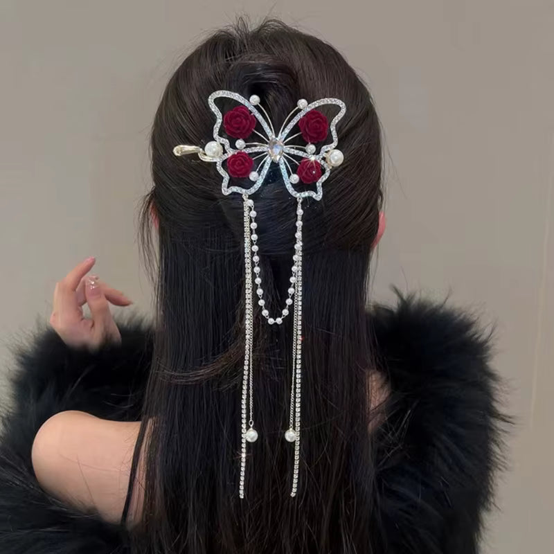 💎 Crystal Hair Clip for Women & Girls ✨