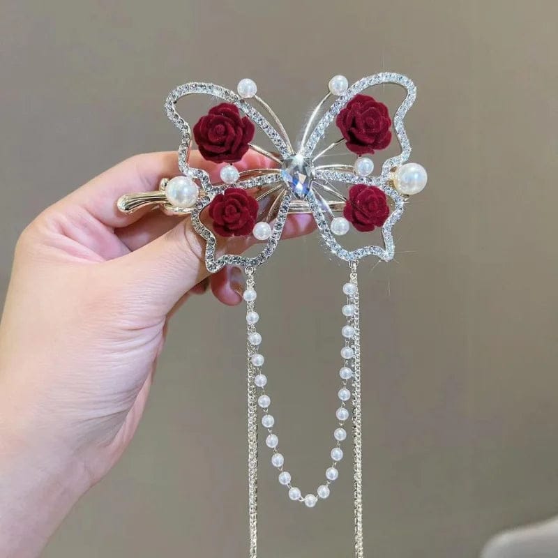 💎 Crystal Hair Clip for Women & Girls ✨