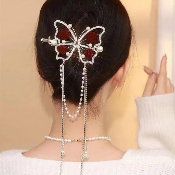 💎 Crystal Hair Clip for Women & Girls ✨