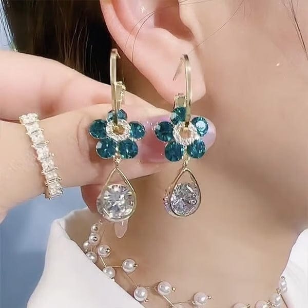 💫 Elegant Crystal Earrings For Girls ✨